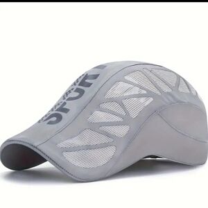 Men's Gray Sporty Cap